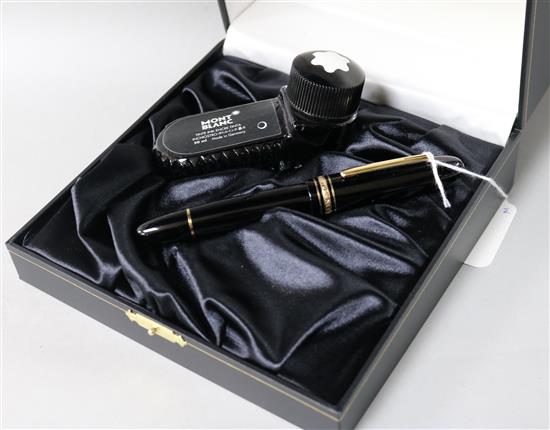 A Montblanc Meisterstuck Flagship fountain pen, no. 149,